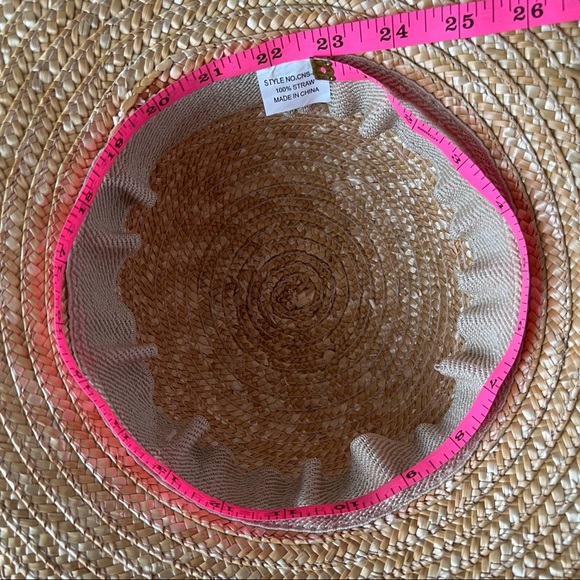 Straw Hat With Bow - Picture 5 of 8